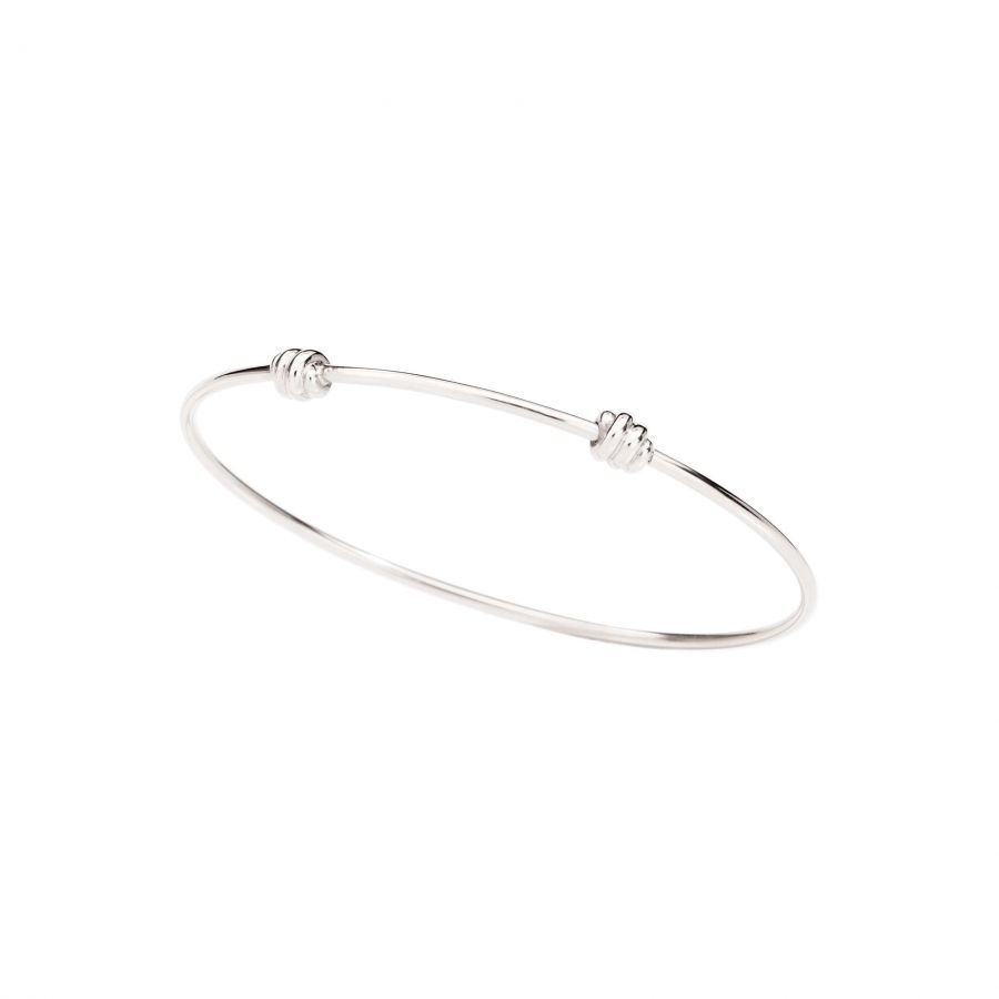 DoDo Bracciale Rigido Bangle Nodo in Argento Gold Co. Gioielleria