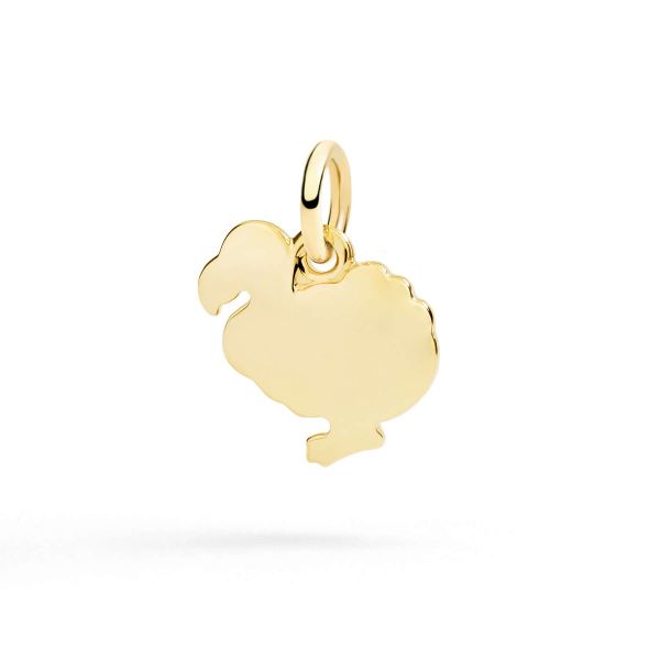 DoDo Ciondolo Dodo In Oro Giallo 9k . 