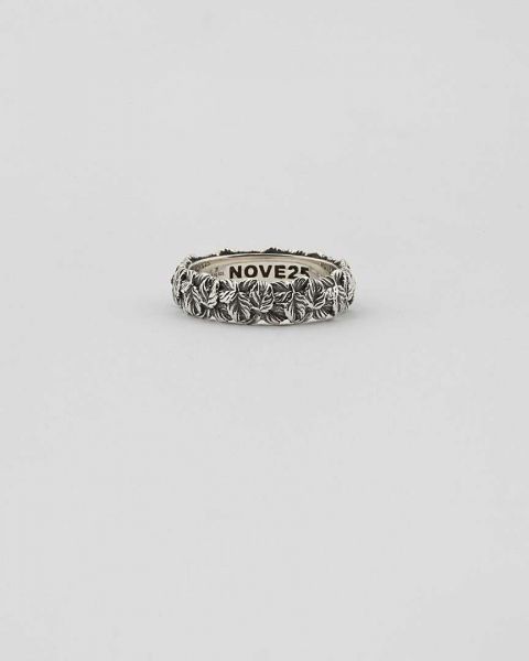 NOVE25 FEDE FOGLIE / ARGENTO BRUNITO LUCIDO
