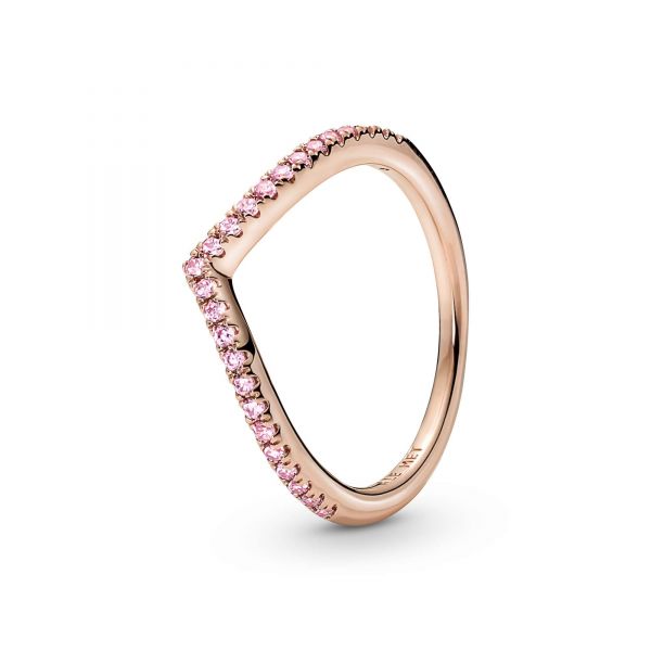 PANDORA Anello Desiderio scintillante Rosa