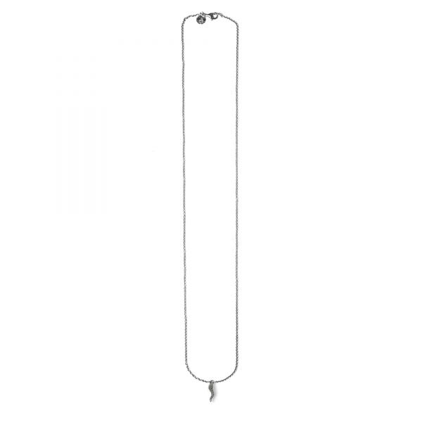 NOVE25 COLLANA PENDENTE CORNINO PUNTINATO PICCOLO