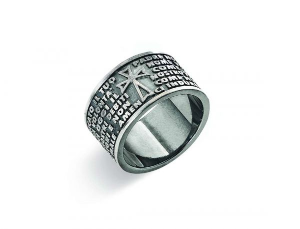 AMEN Anello Padre Nostro Argento