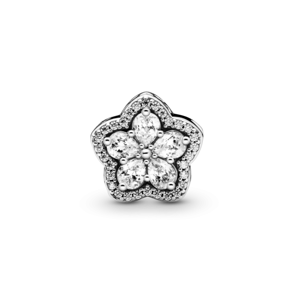 PANDORA Charm Fiocco di neve con pavé scintillante
