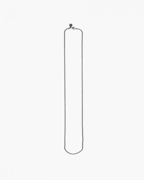NOVE25 COLLANA CORDA 040 / ARGENTO BRUNITO LUCIDO