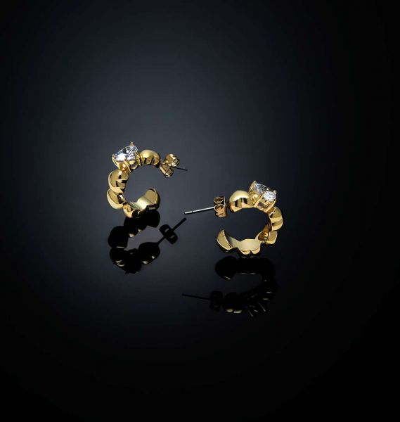 CHIARA FERRAGNI ORECCHINI CUORICINI 20MM CHIARA FERRAGNI