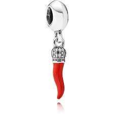 PANDORA Charm pendente Cornetto portafortuna