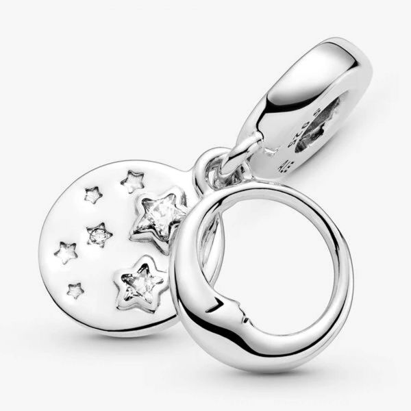 PANDORA Charm pendente Stelle e luna dormienti