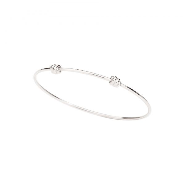 DoDo Bracciale Rigido Bangle Nodo in Argento