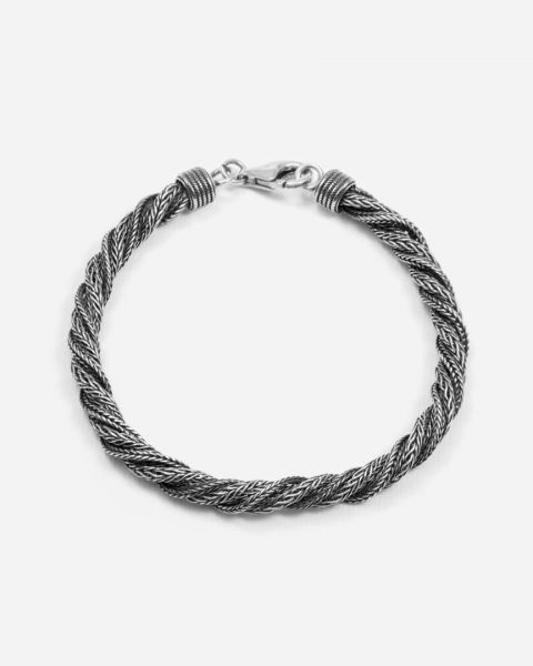 NOVE25 Bracciale TRECCIA RITORTA