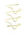 MAGIC WIRE VENUS Anello Spirale a 3 punte Oro Giallo 18kt
