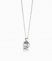 leBebè Collana Punto Luce Oro Bianco e Diamante