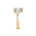 CHIARA FERRAGNI DIAMOND HEART RING YELLOW GOLD+WHITE CZ