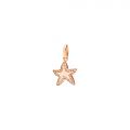 DoDo Ciondolo Stella Oro Rosa e Diamanti Brown