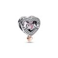 PANDORA Openwork Mamma con Cuore Pendente