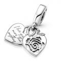 PANDORA Charm Pendente Lucchetto Romantico