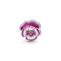 PANDORA Charm Viola del Pensiero Rosa 