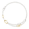 DoDo Collana Essentials Argento & Argento Dorato