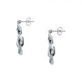 CHIARA FERRAGNI CHAIN EARRINGS SILVER 33.4MM