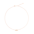 DoDo Collana Stella Cometa Oro Rosa & Diamante