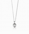 leBebè Collana Punto Luce Oro Bianco e Diamante