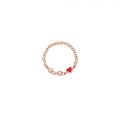 DoDo Anello Love Message Oro Rosa e diamanti