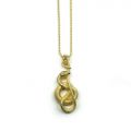 NOVE25 COLLANA SERPENTE UROBORO / GALVANICA ORO GIALLO LUCIDO