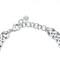 CHIARA FERRAGNI CHAIN BRACELET SILVER W/BLUE CZ 160+30MM