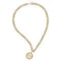 CHIARA FERRAGNI CHAIN NECKLACE YELLOW GOLD+EYE LOGO CHARM 70CM