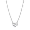 PANDORA Collana Cuore Infinito Pietre Luminose