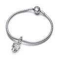 PANDORA Charm Pendente Palla Di Neve