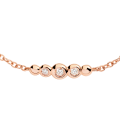 DoDo Bracciale Bollicine Oro Rosa Pietre Colorate