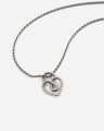 NOVE25 COLLANA PENDENTE LOVE LOCK / ARGENTO BRUNITO LUCIDO 