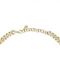 CHIARA FERRAGNI CHAIN NECKLACE YELLOW GOLD+GREEN CZ 33+7CM