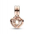 PANDORA Pendente Sorelle Rose