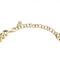 CHIARA FERRAGNI CHAIN NECKLACE YELLOW GOLD PAVE WHITE CZ 38+7CM
