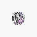 PANDORA Charm Margherita viola con lavorazione openwork