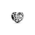 PANDORA Charm a cuore Nido d'Ape Bee Happy (Sii felice)