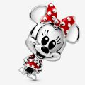 PANDORA Disney, Charm Minnie con abito e fiocco a pois