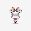 PANDORA Disney, Charm Minnie con abito e fiocco a pois