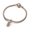 PANDORA Charm Pendente Gattino con Occhi Scintillanti