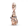 PANDORA Charm Pendente Gattino con Occhi Scintillanti