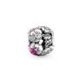 PANDORA Charm Openwork Viole del Pensiero 