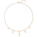 DoDo Collana stellina in oro rosa 9k con 13 stelline