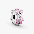 PANDORA Clip Margherita rosa