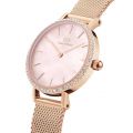 DANIEL WELLINGTON Petite Lumine Bezel Melrose Pink Mop 28 mm 