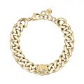 CHIARA FERRAGNI CHAIN BRACELET YELLOW GOLD+EYE LOGO 16.5+3CM