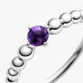 PANDORA Anello viola decorato con sfere