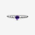 PANDORA Anello viola decorato con sfere