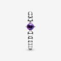 PANDORA Anello viola decorato con sfere