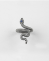 NOVE25 ANELLO SERPENTE CON SPINELLO BLU